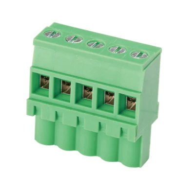  Terminali a filo per circuito stampato, morsettiera collegabile, tipo streight, 5,0 mm, 5,08 mm