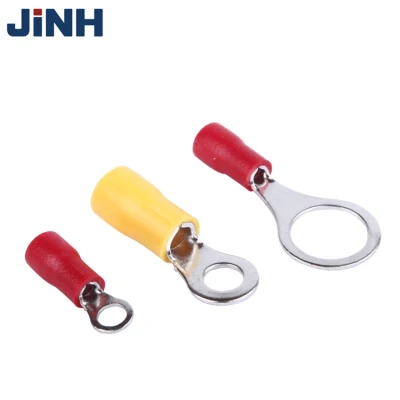  Terminali a spina con terminale ad anello in rame per connettore per cavo in ottone
