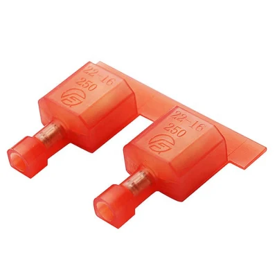  Terminale maschio rivestito con guaina connettore completamente isolato terminale in nylon 2-521102-2