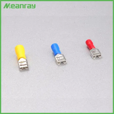  Terminali ad anello in rame isolati RV2-3 connettore terminale elettrico in ottone PVC