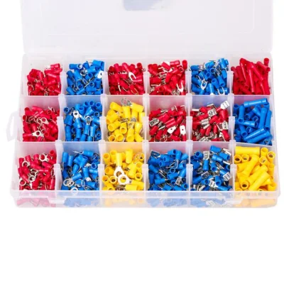  Terminali elettrici isolati per auto, connettori a crimpare 1200PCS assortiti