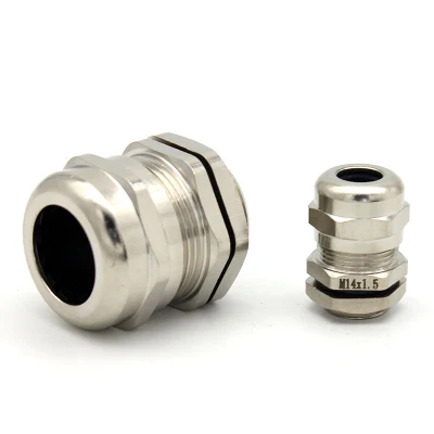 Pressacavo in ottone impermeabile Prezzo connettore metallico M20 Con giunto in filo nichelato