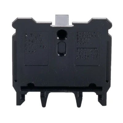 Morsettiera per guida DIN a barriera per connettore ad anello AWG 16-8