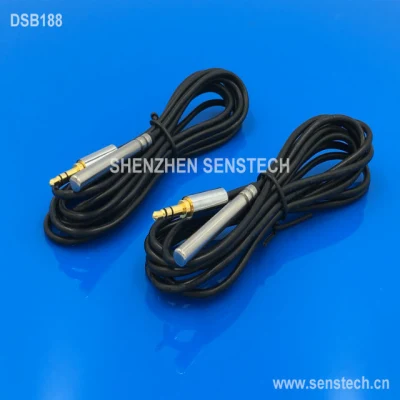  Sensore di temperatura Ds18b20 con connettore jack stereo UL2464 metallico da 3,5 mm