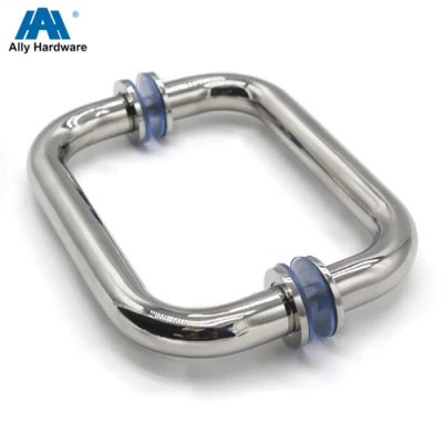 Maniglie cinesi in acciaio inox a due lati con design ovale