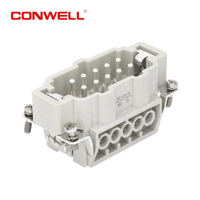  Connettori per impieghi pesanti a 10 pin, maschio con terminale a vite per uso automobilistico Inserti