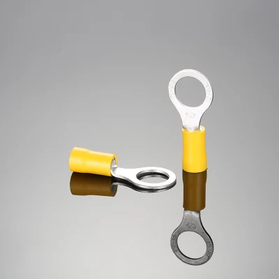  Connettori per cavi elettrici rotondi in ottone da 22 AWG serie RV o Terminali a crimpare con capocorda preisolati ad anello