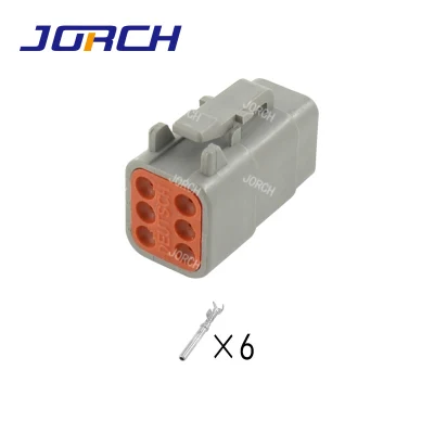 Connettore per auto Dtm06-6s+Wm-6s Dtm04-6p+Wm-6p a 6 vie femmina/maschio con Terminale catena