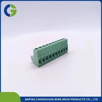 10% di sconto sulla morsettiera a innesto per montaggio su circuito stampato verde in plastica Morsettiera senza vite con fissaggio a vite per connettore