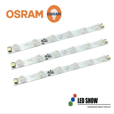  LED con display Osram con certificazione UL, bordo illuminato e doppio lato Profilo in alluminio in tessuto SEG Box con connettore a bulbo c.c.