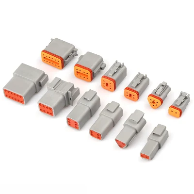 Kit connettore a 2 pin Deutsch DJ3021y-1.6-11/21 con alloggiamento, terminali a crimpare DT04-2p/DT06-2s