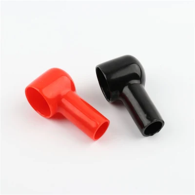 Guaina del coperchio isolante del terminale della batteria di stoccaggio di colore rosso nero
