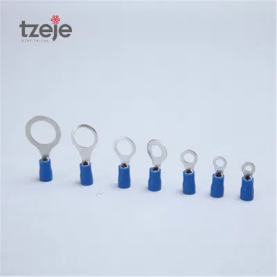  Capocorda ad anello a crimpare blu a colori personalizzati