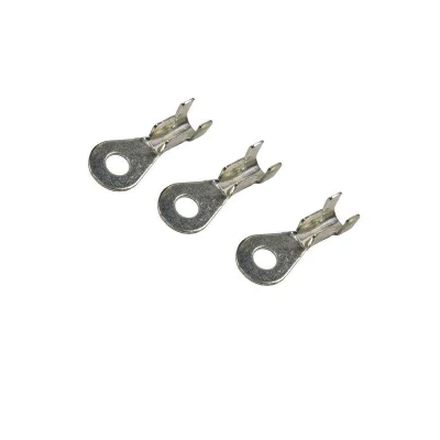 Cavo con terminazioni metalliche personalizzato, connettore elettrico stagnato, bobina in alluminio Terminali ad anello a crimpare in rame dello stelo
