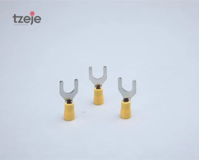 Terminali con sezionatore a forcella con terminale a forcella Sv giallo AWG12-10