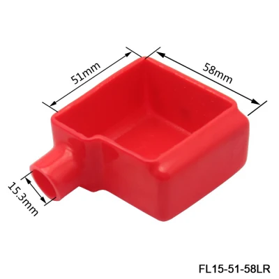 Coperchio di protezione per terminali per batterie in PVC a bandiera