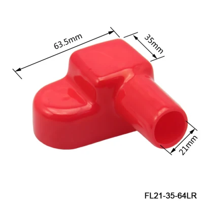 Coperchio di protezione per terminali per batterie in PVC a bandiera