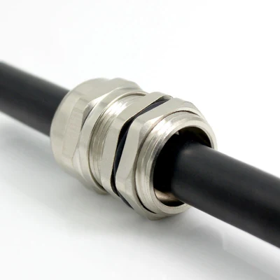Pressacavo in ottone impermeabile Prezzo connettore metallico M20 Con giunto in filo nichelato