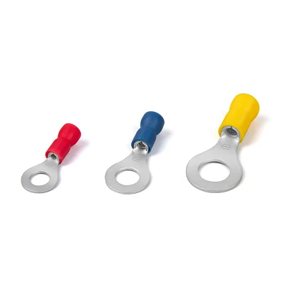 Connettore a crimpare in rame puro con cavo elettrico isolato ad anello in PVC Utilizzare per il prigioniero AWG22-10