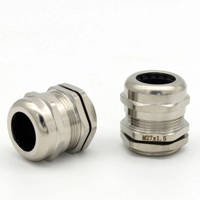 Pressacavo in ottone impermeabile Prezzo connettore metallico M20 Con giunto in filo nichelato