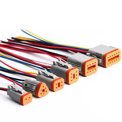 Kit connettore a 2 pin Deutsch DJ3021y-1.6-11/21 con alloggiamento, terminali a crimpare DT04-2p/DT06-2s