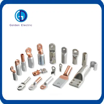  SC Ottone stagnato rame bimetallico saldatura anello rotondo per uso automobilistico Terminali per connettori a crimpare con cavo a crimpare per batteria tubolare