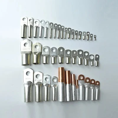  Terminali ad anello di collegamento circolari non isolati con bordo in rame resistenza alle alte temperature Terminali per filo ad aletta per cavo