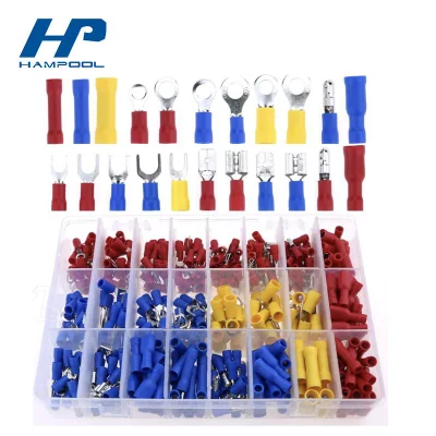 Forcella di testa a crimpare con filo isolato per uso automobilistico Actory Direct 480PCS Connettori terminali ad anello bullet