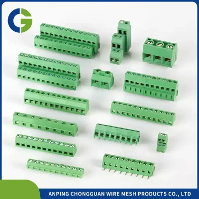10% di sconto sulla morsettiera a innesto per montaggio su circuito stampato verde in plastica Morsettiera senza vite con fissaggio a vite per connettore