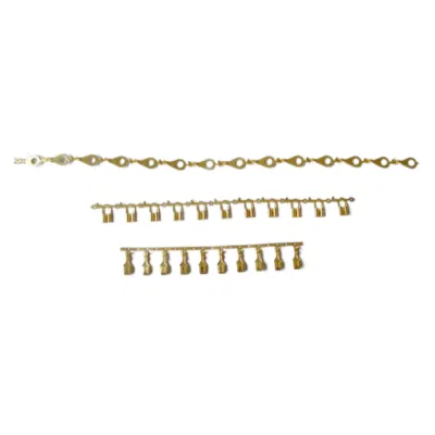 Tubo tubolare ad anello in alluminio in ottone personalizzato Terminale del connettore del cavo elettrico con aletta a crimpare