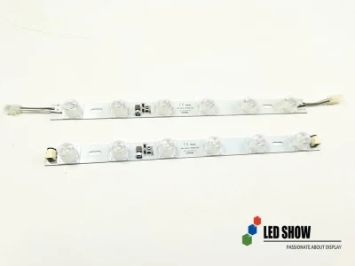 LED con display Osram con certificazione UL, bordo illuminato e doppio lato Profilo in alluminio in tessuto SEG Box con connettore a bulbo c.c.