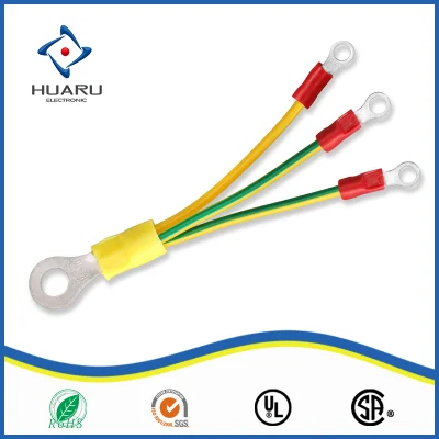  Terminali a filo in rame o ottone isolati per impianti elettrici a crimpare serie RV Terminale ad anello