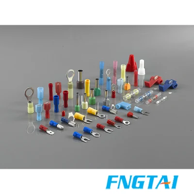  Filo auto femmina Flag connettore elettrico in ottone completamente isolato in nylon Terminale