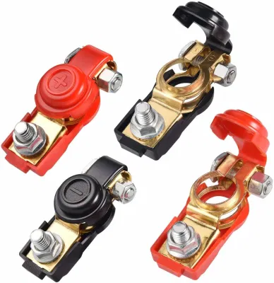  Produttore cinese 12V connettori terminali batteria morsetto ferro/ottone a rilascio rapido Terminale batteria