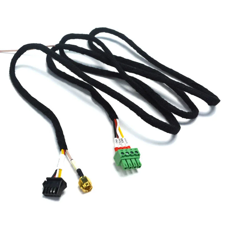 3.81mm Phoenix Connector Green PCB Screw Terminal Block Custom Electrical Cable Assemblies