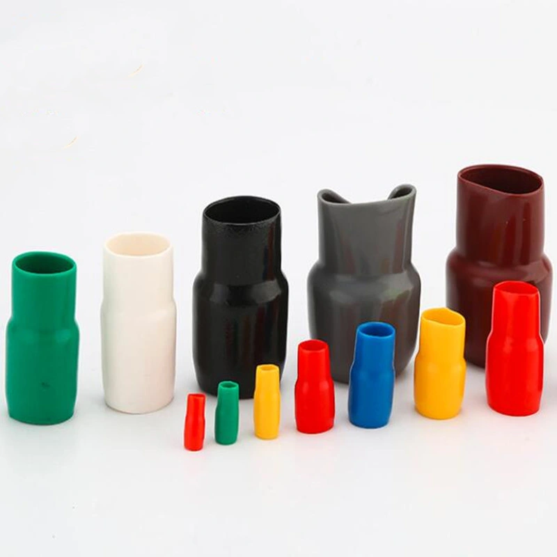 Free Sample Reach/RoHS Vinyl Wire End Caps Soft PVC Cable End Caps Cable Terminal Insulation Cover Sleeve