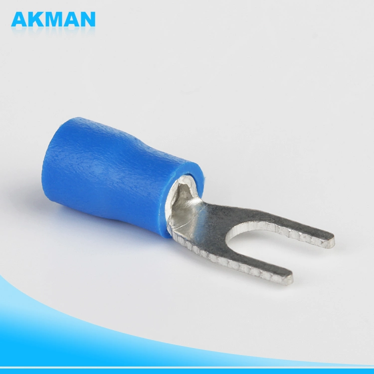 OEM Yellow Furcate Cable Wire Connector Furcate Pre-Insulating Fork Spade 16-14AWG Wire Crimp Terminals