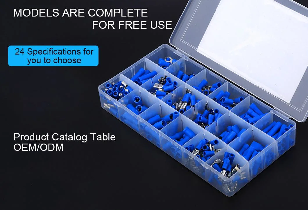 Nylon Brass Material Tin Plating Insulated Flag Female Disconnects Crimp Type Terminal Lugs Splice Terminal