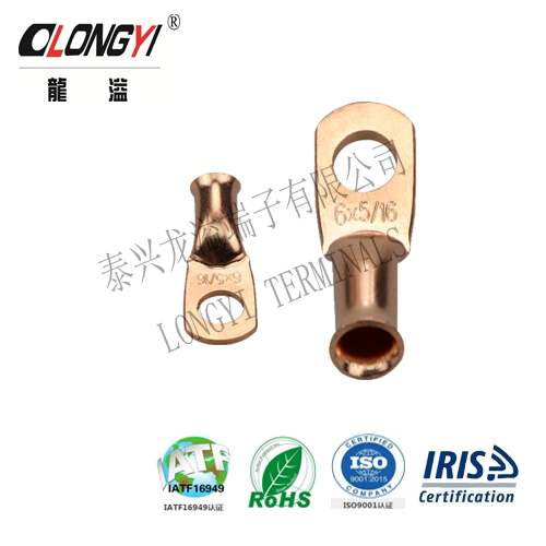 Copper Cable Lug Electrical Crimp Connector Eyelet Terminal