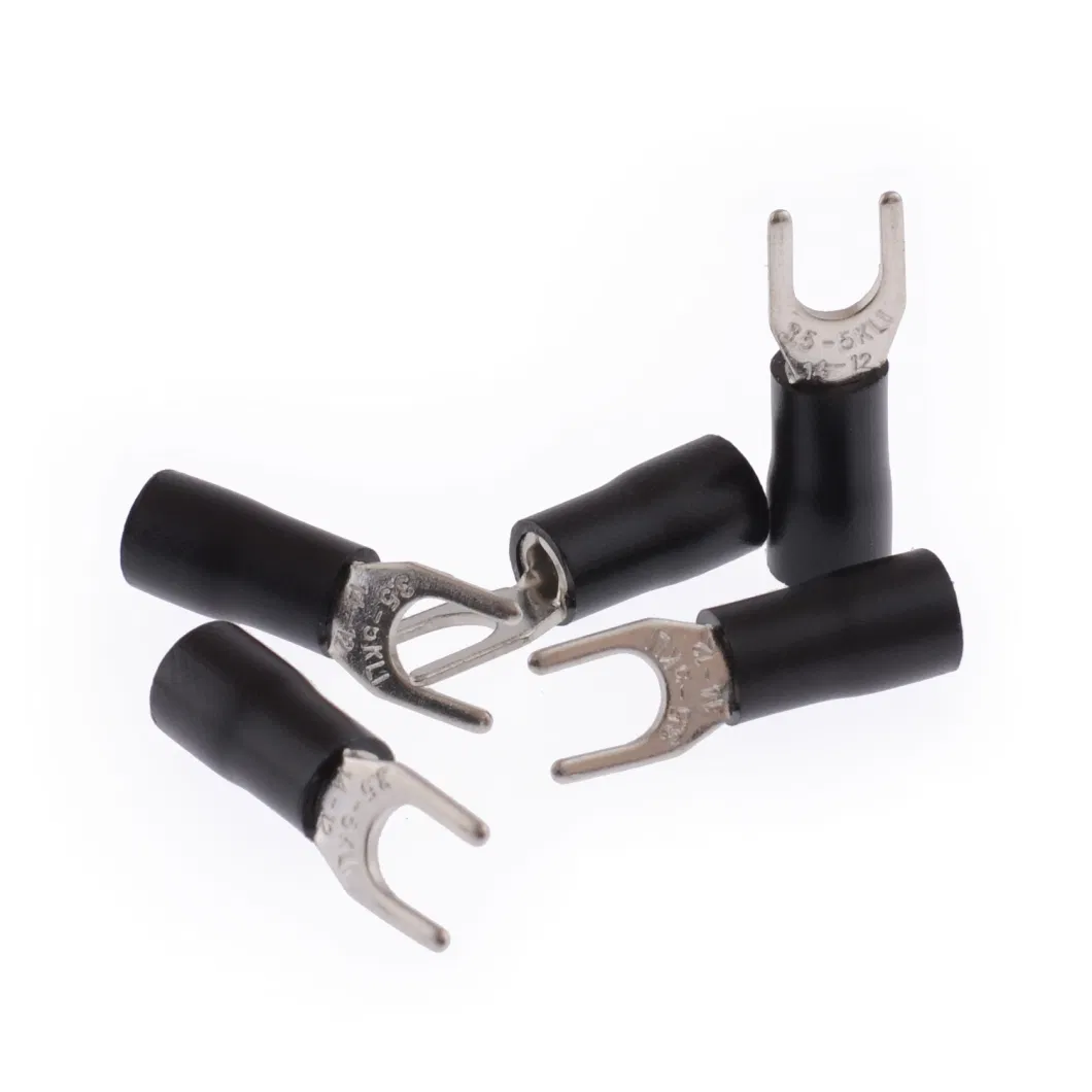 High Quality Insulated Spade Cable Lug Electrical Fork Type Connector Terminal