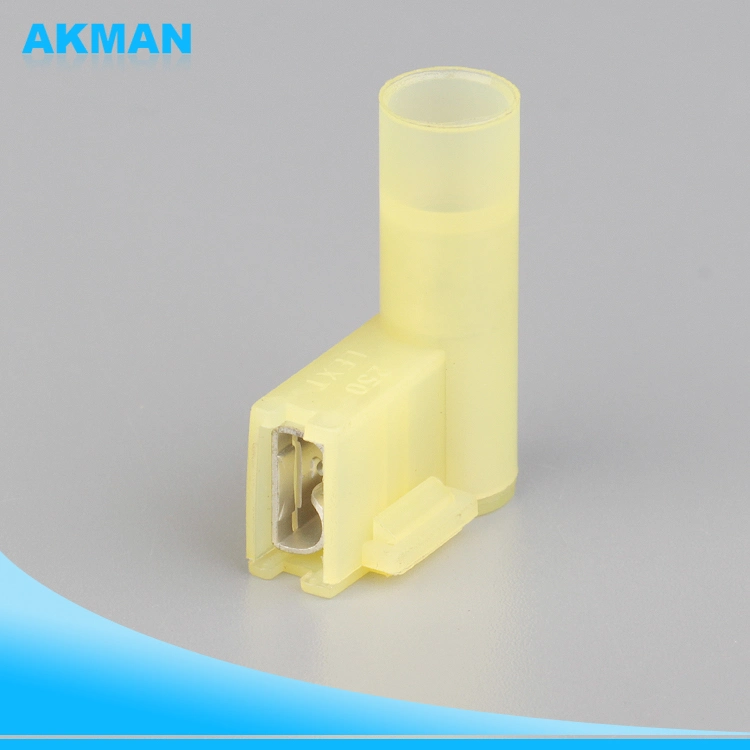 22-28AWG Red Insulated Fldny Series Spade Wire Quick Crimp Electrical Terminal Flag Type Connector