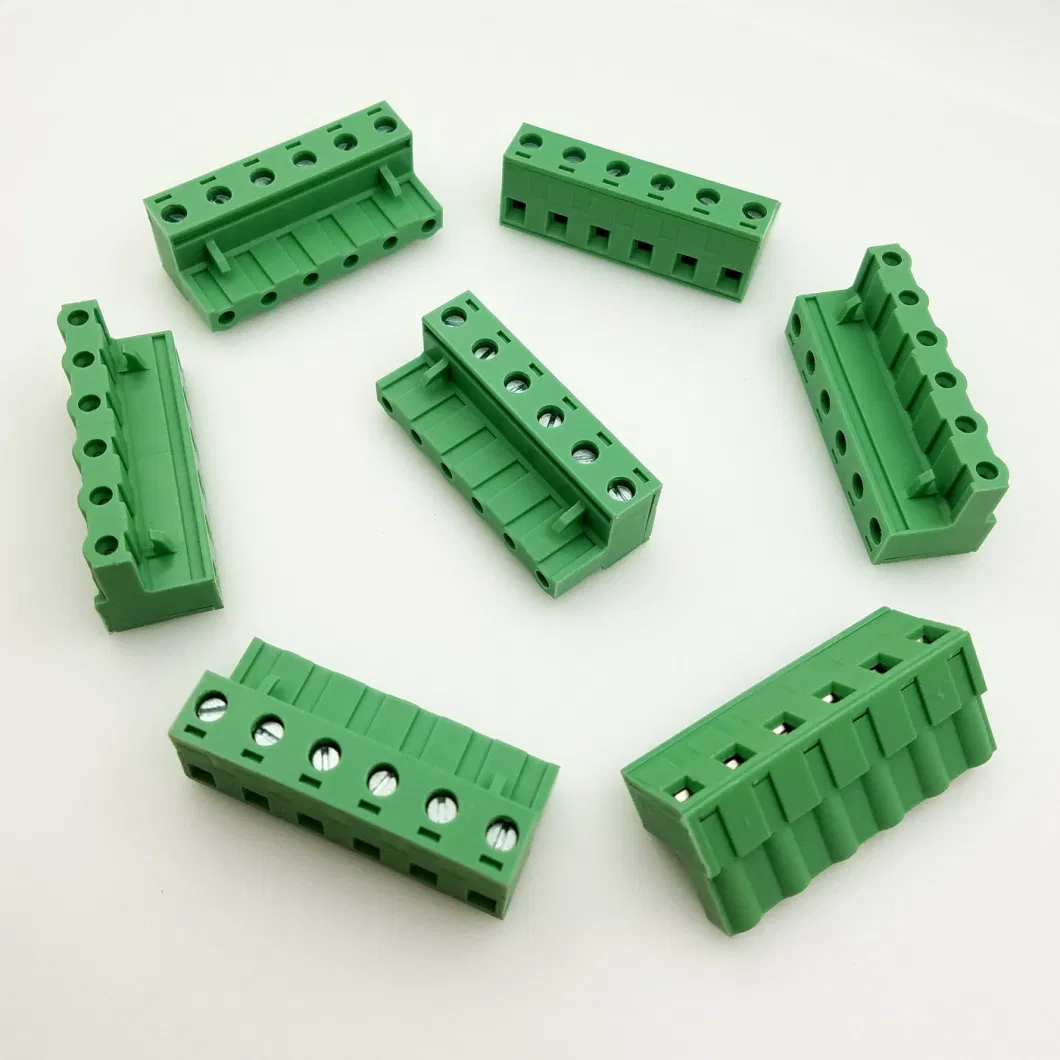 Pitch 7.62mm Plug PCB Terminal Block Connector Wire Terminal