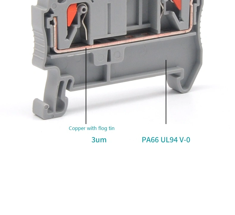 2.5mm2 Sttb 2, 5 Ptfix Equallent Feed-Through Plug-in Connection Terminal Block