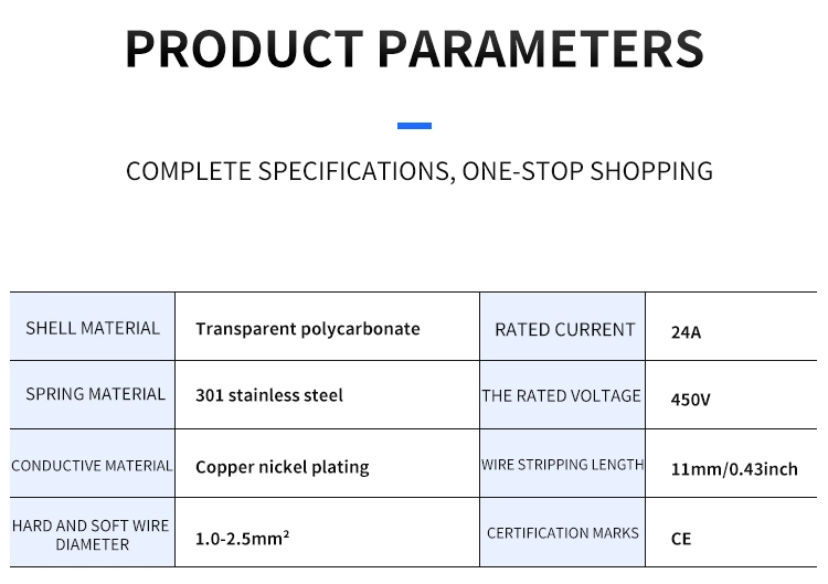 Compact Strip PCB Copper 1 to 2.5mm2 24A 2 Way Yellow Fast Wire Connector Universal Cables Terminal Block