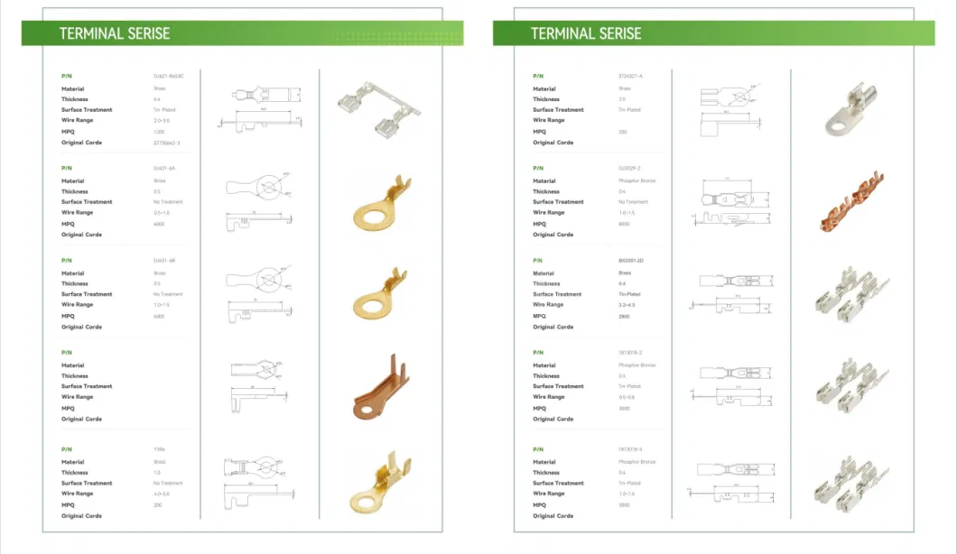 Copper Ring Terminal Automotive Battery Clamp Terminal Connector