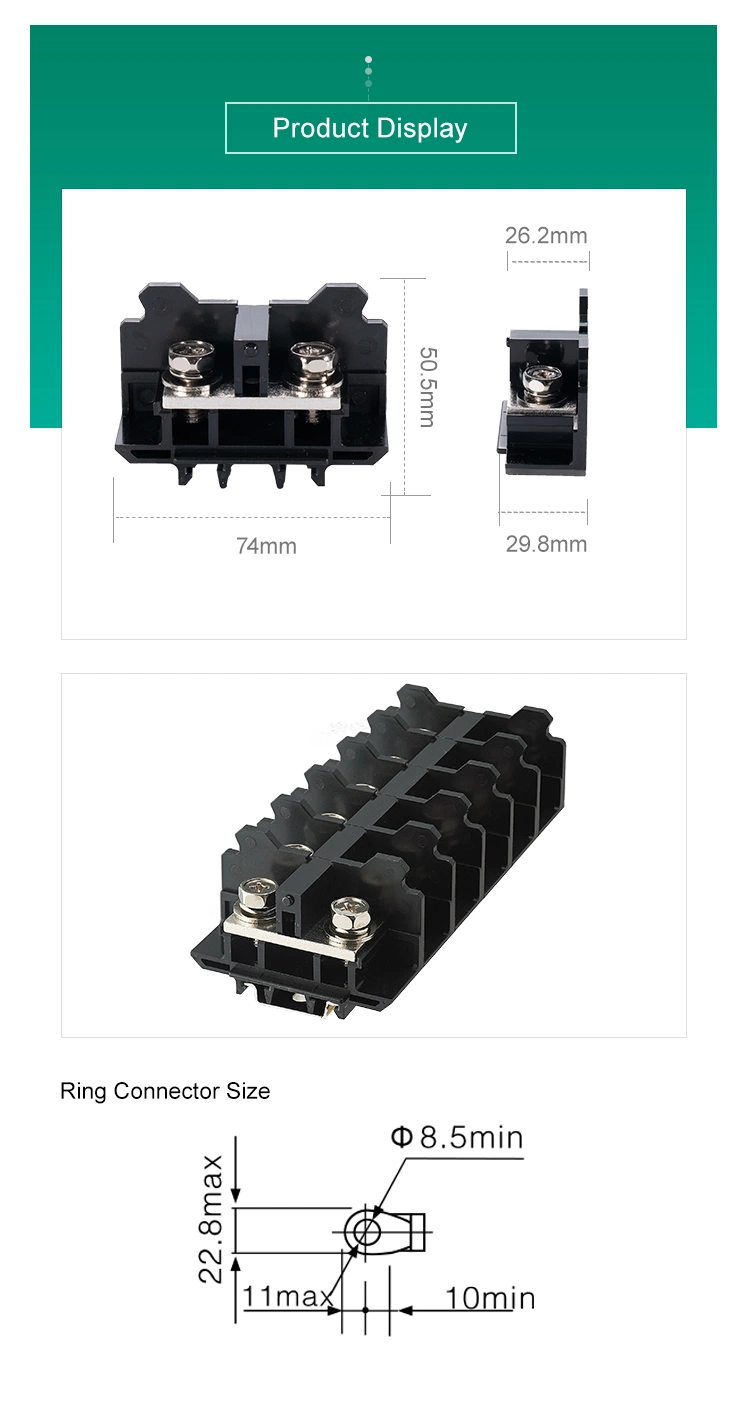 SN-150W FUJI Barrier Terminal Block for Ring Connector