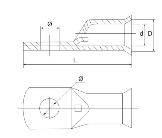 Basiccustomization Sc Series Tinned Connectors Electrical Copper Cable Lugs Tube Terminal