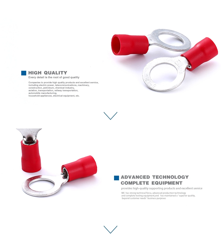 RV Tinned Copper Insulated Ring Terminal