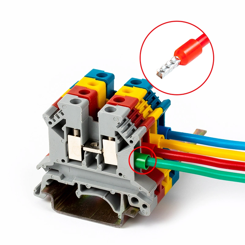 2.5mm 14AWG Bootlace Pins Insulated Crimp Bootlace Ferrule E2508 Cable Cord End Terminals