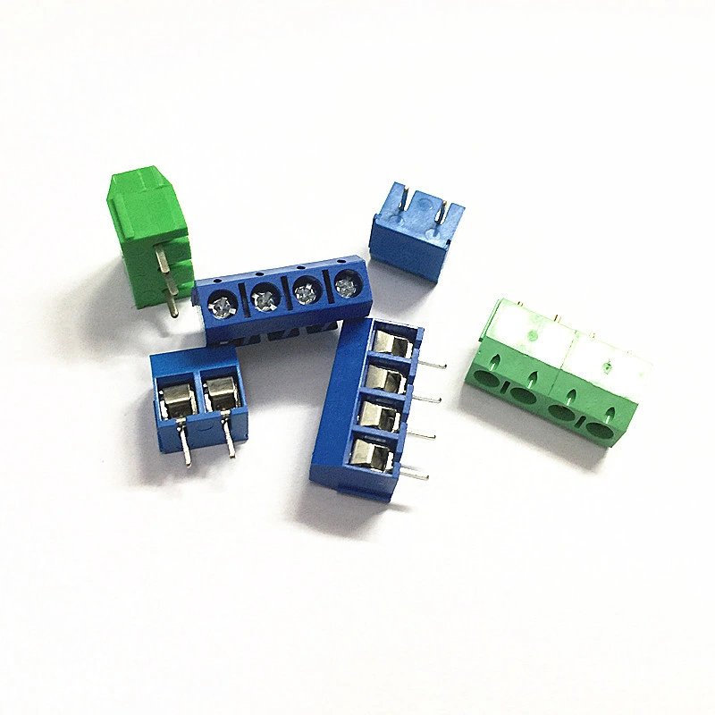 5.0mm Pitch 2p-4p Screw Type PCB Connectors Terminal Blocks